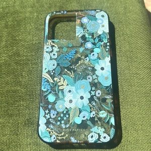 Rifle Paper Co. Garden Party Blue Apple iPhone 12 Pro Phone Case
